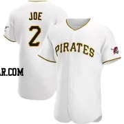 Connor Joe Men's Pittsburgh Pirates White Authentic Home Jersey