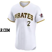 Connor Joe Men's Pittsburgh Pirates White Elite Home Jersey