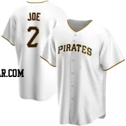 Connor Joe Men's Pittsburgh Pirates White Replica Home Jersey