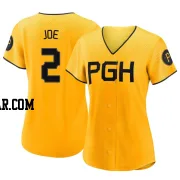 Connor Joe Women's Pittsburgh Pirates Gold Authentic 2023 City Connect Jersey