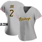 Connor Joe Women's Pittsburgh Pirates Gray Authentic Road Jersey