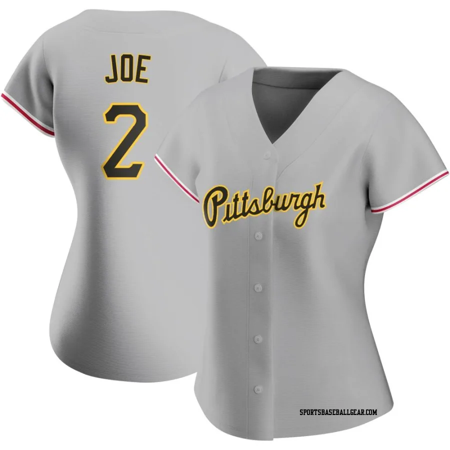 Connor Joe Women's Pittsburgh Pirates Gray Authentic Road Jersey