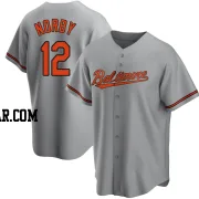 Connor Norby Youth Baltimore Orioles Gray Replica Road Jersey