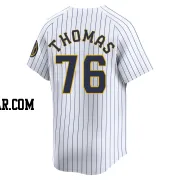 Connor Thomas Men's Milwaukee Brewers White Limited Alternate Jersey