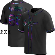 Connor Thomas Men's St. Louis Cardinals Black Holographic Replica Alternate Jersey