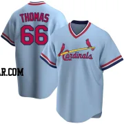 Connor Thomas Men's St. Louis Cardinals Light Blue Replica Road Cooperstown Collection Jersey