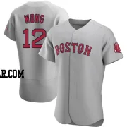 Connor Wong Men's Boston Red Sox Gray Authentic Road Jersey