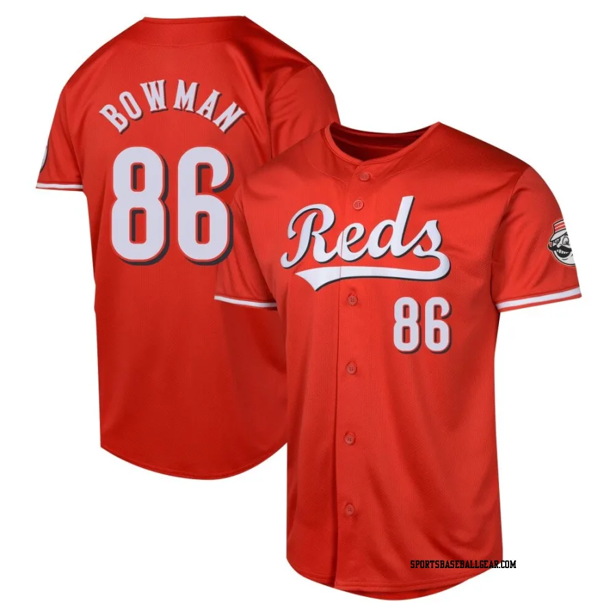 Cooper Bowman Men's Cincinnati Reds Red Limited Alternate Jersey