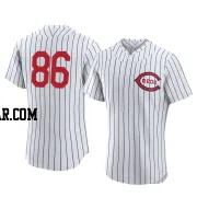 Cooper Bowman Men's Cincinnati Reds White Authentic 2022 Field Of Dreams Jersey