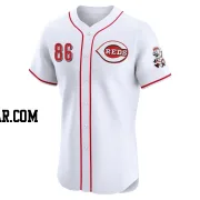 Cooper Bowman Men's Cincinnati Reds White Elite Home Jersey