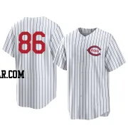 Cooper Bowman Men's Cincinnati Reds White Replica 2022 Field Of Dreams Jersey