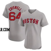 Cooper Criswell Men's Boston Red Sox Gray Elite Road Jersey