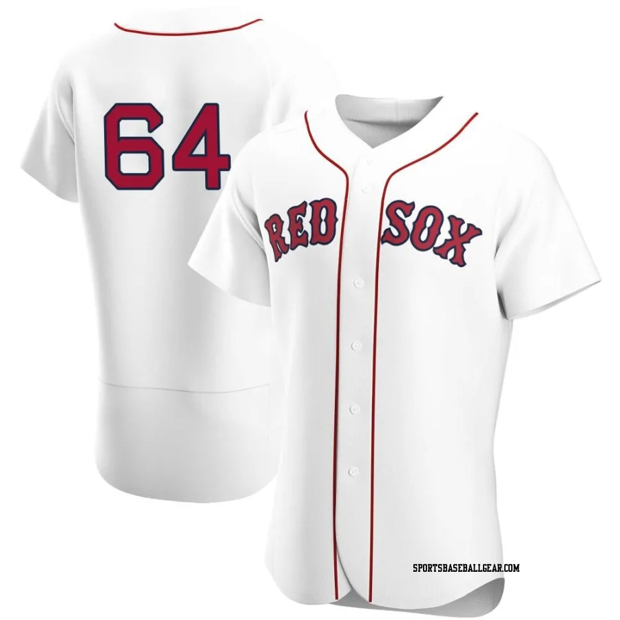 Cooper Criswell Men's Boston Red Sox White Authentic Home Team Jersey