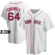 Cooper Criswell Men's Boston Red Sox White Replica Home Jersey