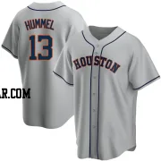 Cooper Hummel Men's Houston Astros Gray Replica Road Jersey