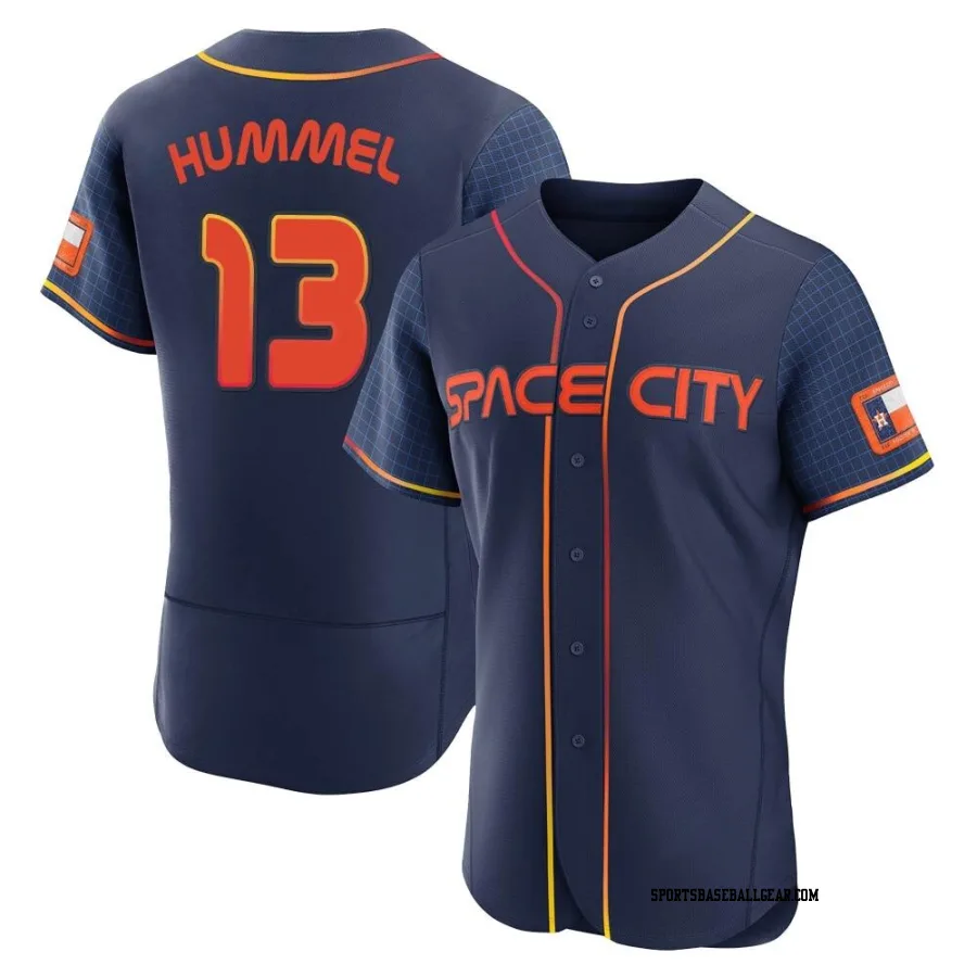 Cooper Hummel Men's Houston Astros Navy Authentic 2022 City Connect Jersey