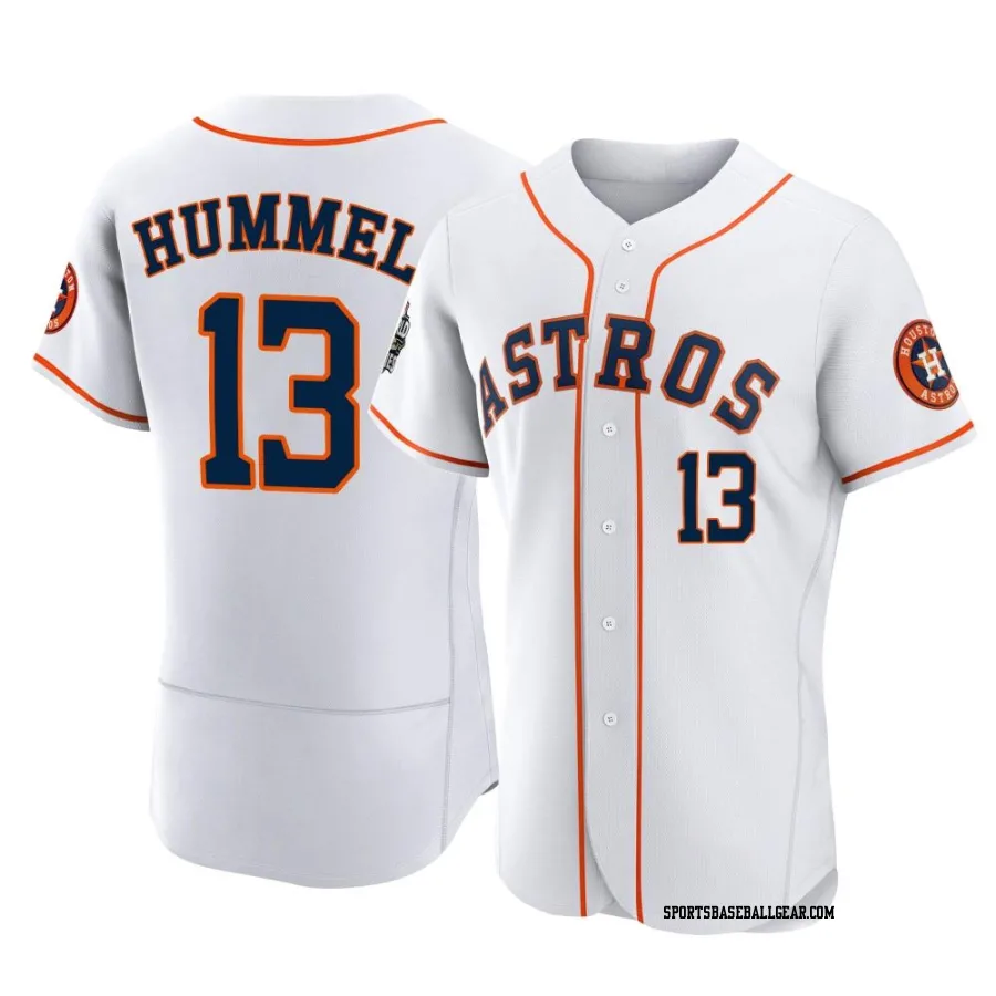 Cooper Hummel Men's Houston Astros White Authentic 2022 World Series Home Jersey