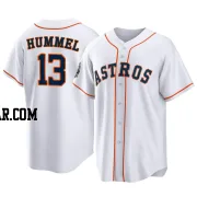 Cooper Hummel Men's Houston Astros White Replica 2022 World Series Home Jersey