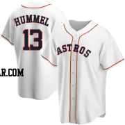 Cooper Hummel Men's Houston Astros White Replica Home Jersey