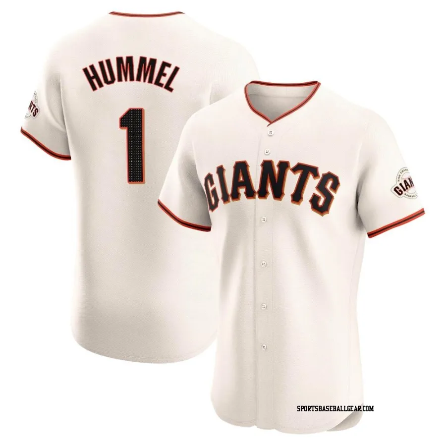 Cooper Hummel Men's San Francisco Giants Cream Elite Home Jersey