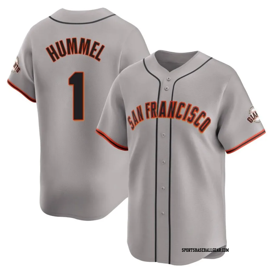 Cooper Hummel Men's San Francisco Giants Gray Limited Away Jersey