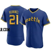 Cooper Hummel Men's Seattle Mariners Royal Authentic 2023 City Connect Jersey