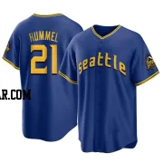 Cooper Hummel Men's Seattle Mariners Royal Replica 2023 City Connect Jersey