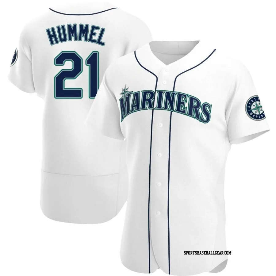 Cooper Hummel Men's Seattle Mariners White Authentic Home Jersey