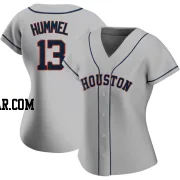 Cooper Hummel Women's Houston Astros Gray Replica Road 2020 Jersey