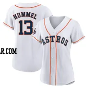 Cooper Hummel Women's Houston Astros White Authentic 2022 World Series Champions Home Jersey