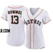 Cooper Hummel Women's Houston Astros White Authentic 2022 World Series Home Jersey