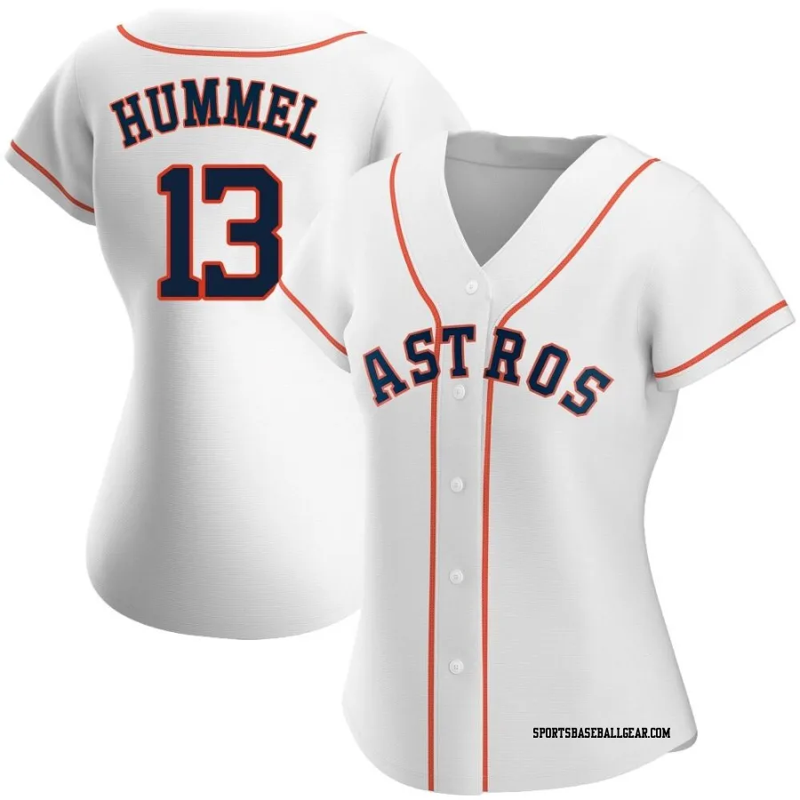 Cooper Hummel Women's Houston Astros White Authentic Home Jersey