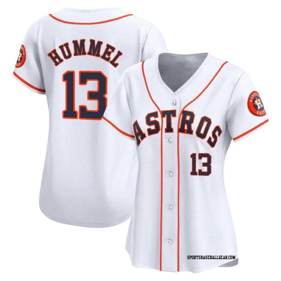 Cooper Hummel Women's Houston Astros White Limited Home Jersey