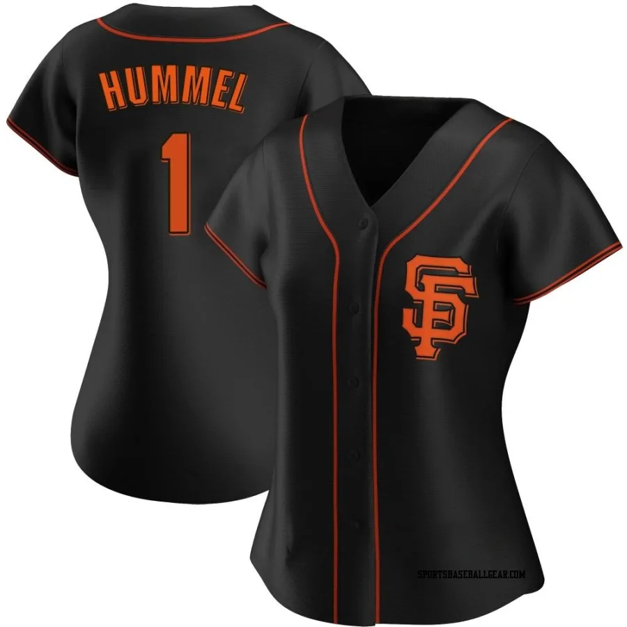 Cooper Hummel Women's San Francisco Giants Black Authentic Alternate Jersey