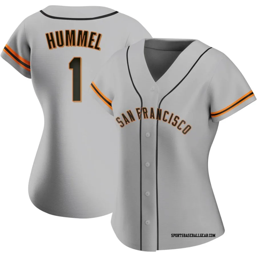 Cooper Hummel Women's San Francisco Giants Gray Authentic Road Jersey