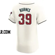 Corbin Burnes Men's Arizona Diamondbacks Cream Elite Home Jersey