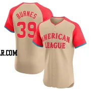 Corbin Burnes Men's Baltimore Orioles Cream Elite American League 2024 All-Star Game Jersey