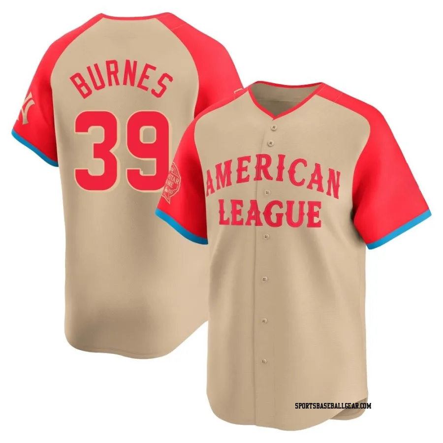 Corbin Burnes Men's Baltimore Orioles Cream Limited American League 2024 All-Star Game Jersey