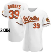 Corbin Burnes Men's Baltimore Orioles White Authentic Home Jersey