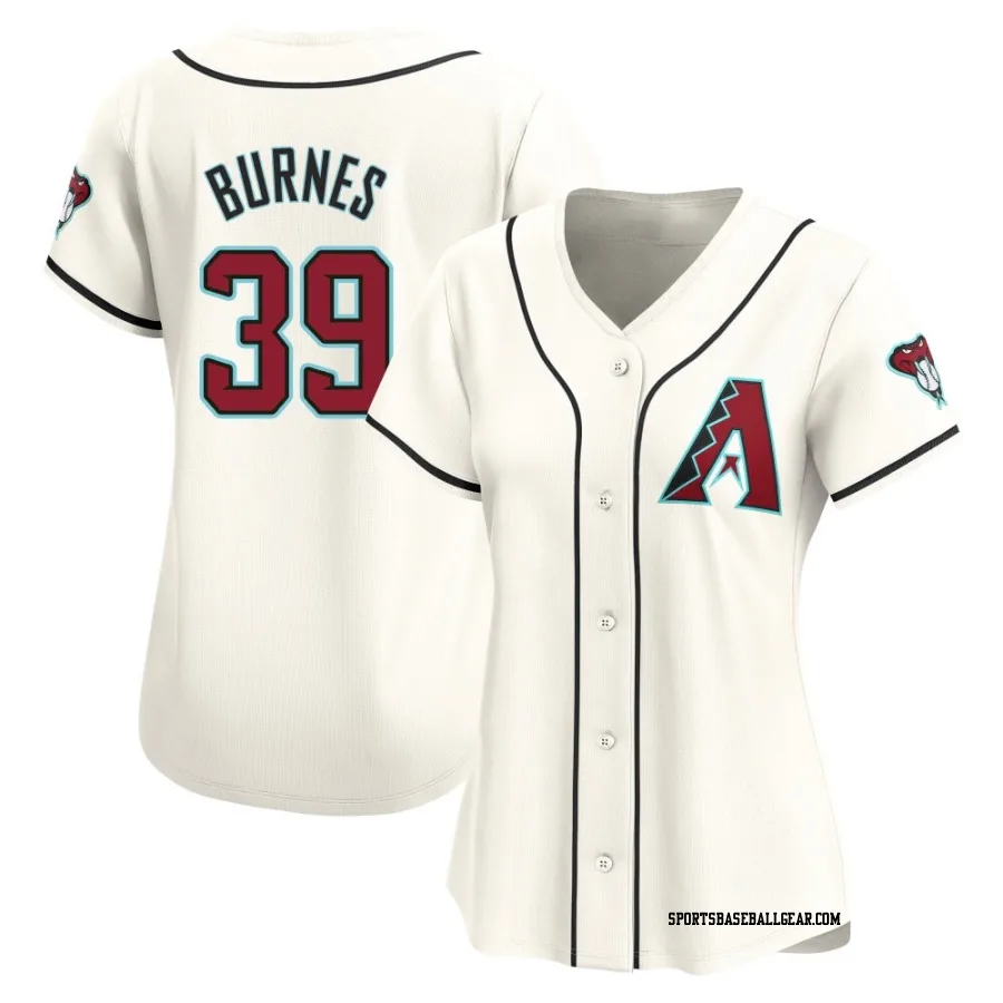 Corbin Burnes Women's Arizona Diamondbacks White Limited Home Jersey