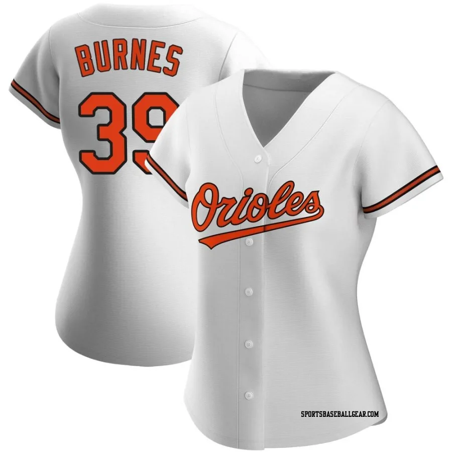 Corbin Burnes Women's Baltimore Orioles White Replica Home Jersey