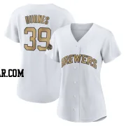 Corbin Burnes Women's Milwaukee Brewers White Game Replica 2022 All-Star Jersey