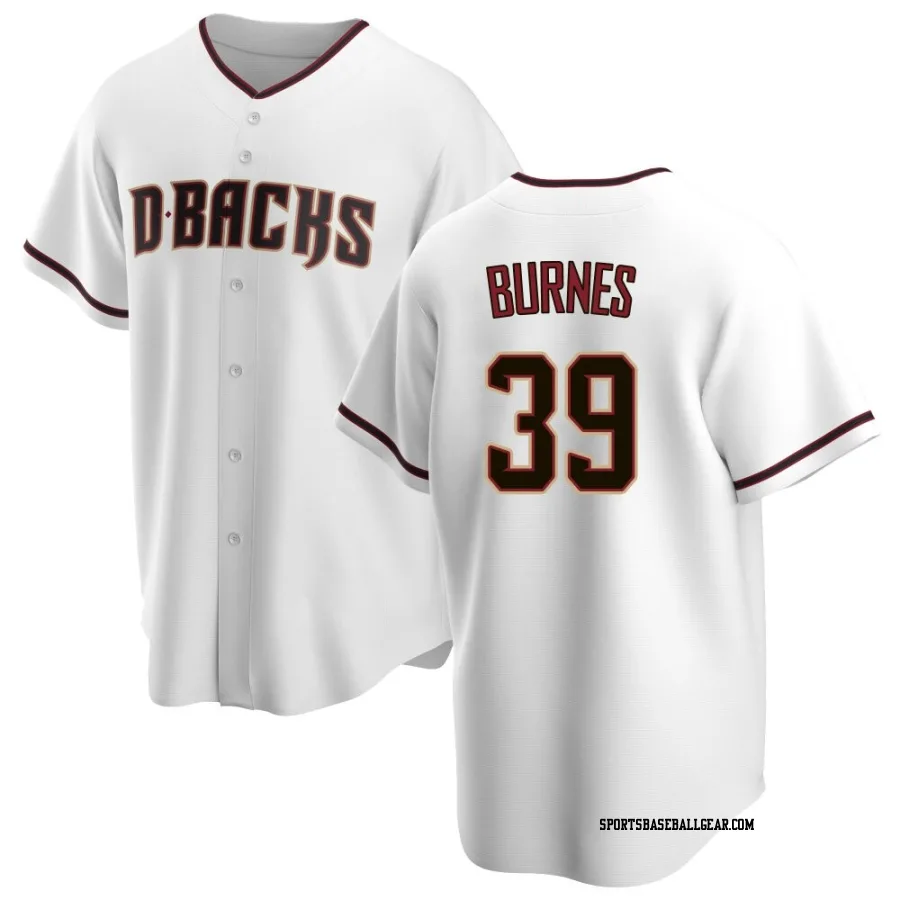 Corbin Burnes Youth Arizona Diamondbacks White Replica Home Jersey