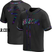 Corbin Carroll Men's Arizona Diamondbacks Black Holographic Replica Alternate Jersey