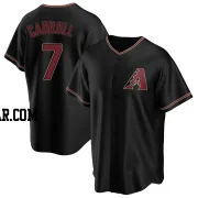 Corbin Carroll Men's Arizona Diamondbacks Black Replica Alternate Jersey