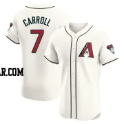 Corbin Carroll Men's Arizona Diamondbacks Cream Elite Home Jersey