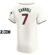 Corbin Carroll Men's Arizona Diamondbacks Cream Elite Home Jersey