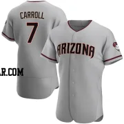 Corbin Carroll Men's Arizona Diamondbacks Gray Authentic Road Jersey