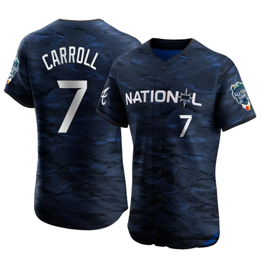 Corbin Carroll Men's Arizona Diamondbacks Royal Elite National League Game Vapor Premier 2023 All-Star Jersey