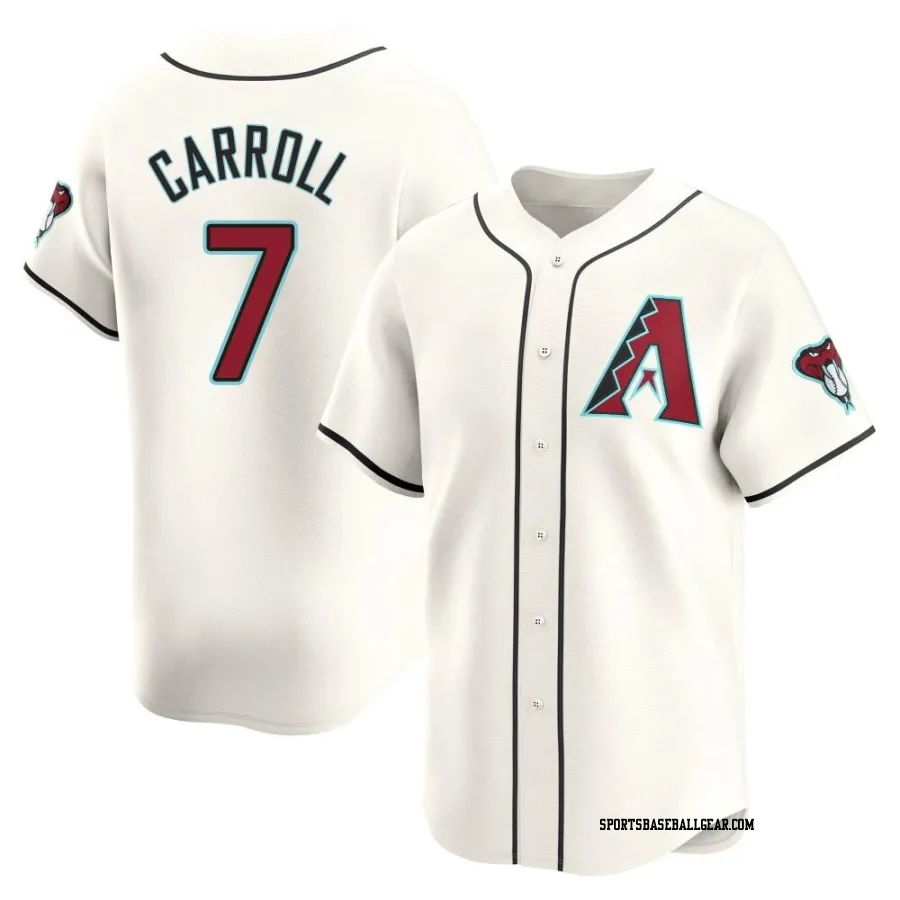 Corbin Carroll Men's Arizona Diamondbacks White Limited Home Jersey